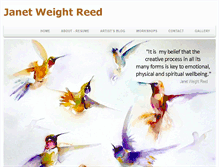 Tablet Screenshot of janetweightreed.co.uk